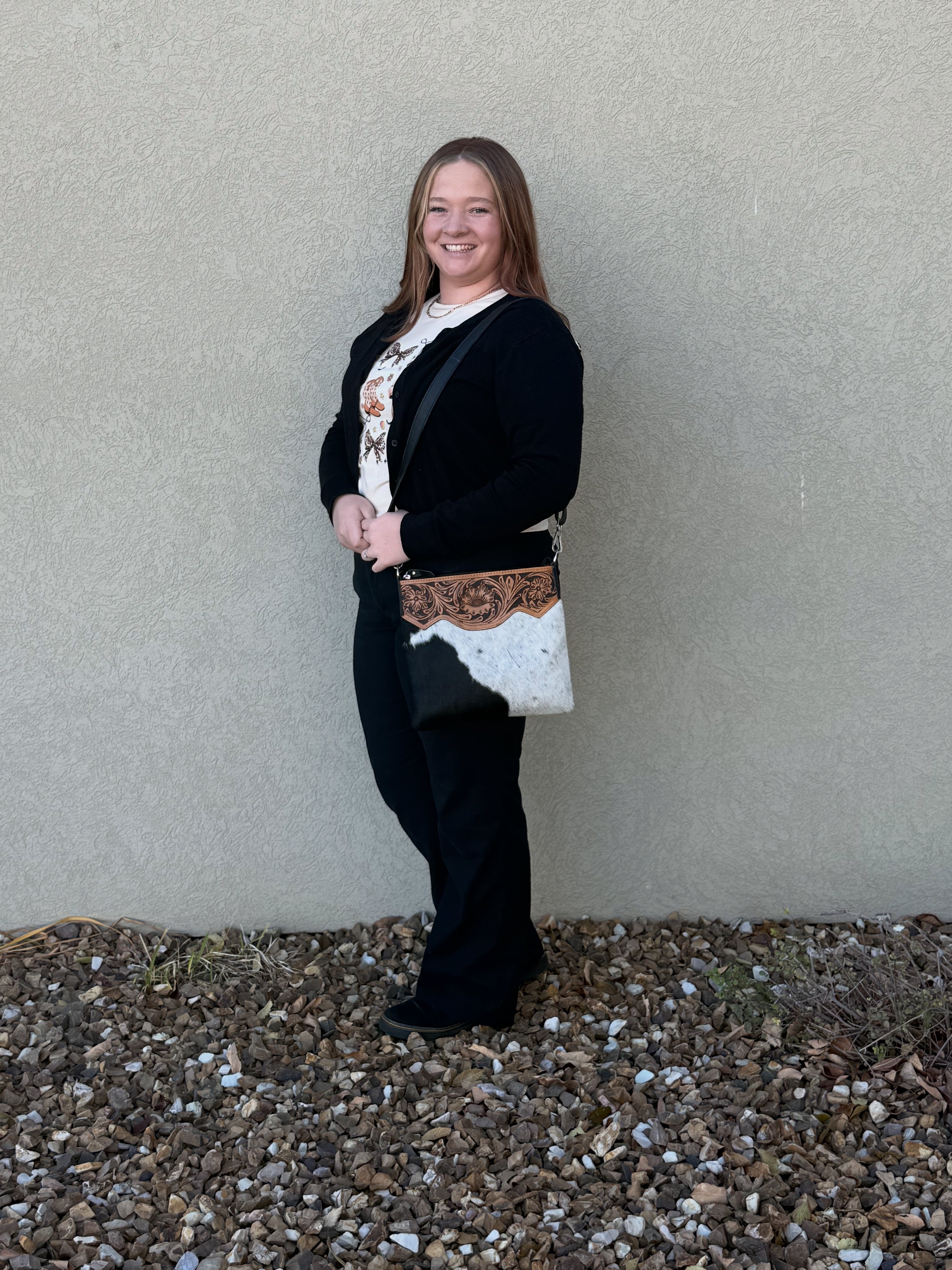 Cowhide Crossbody