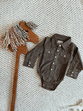 Long sleeve button-up
