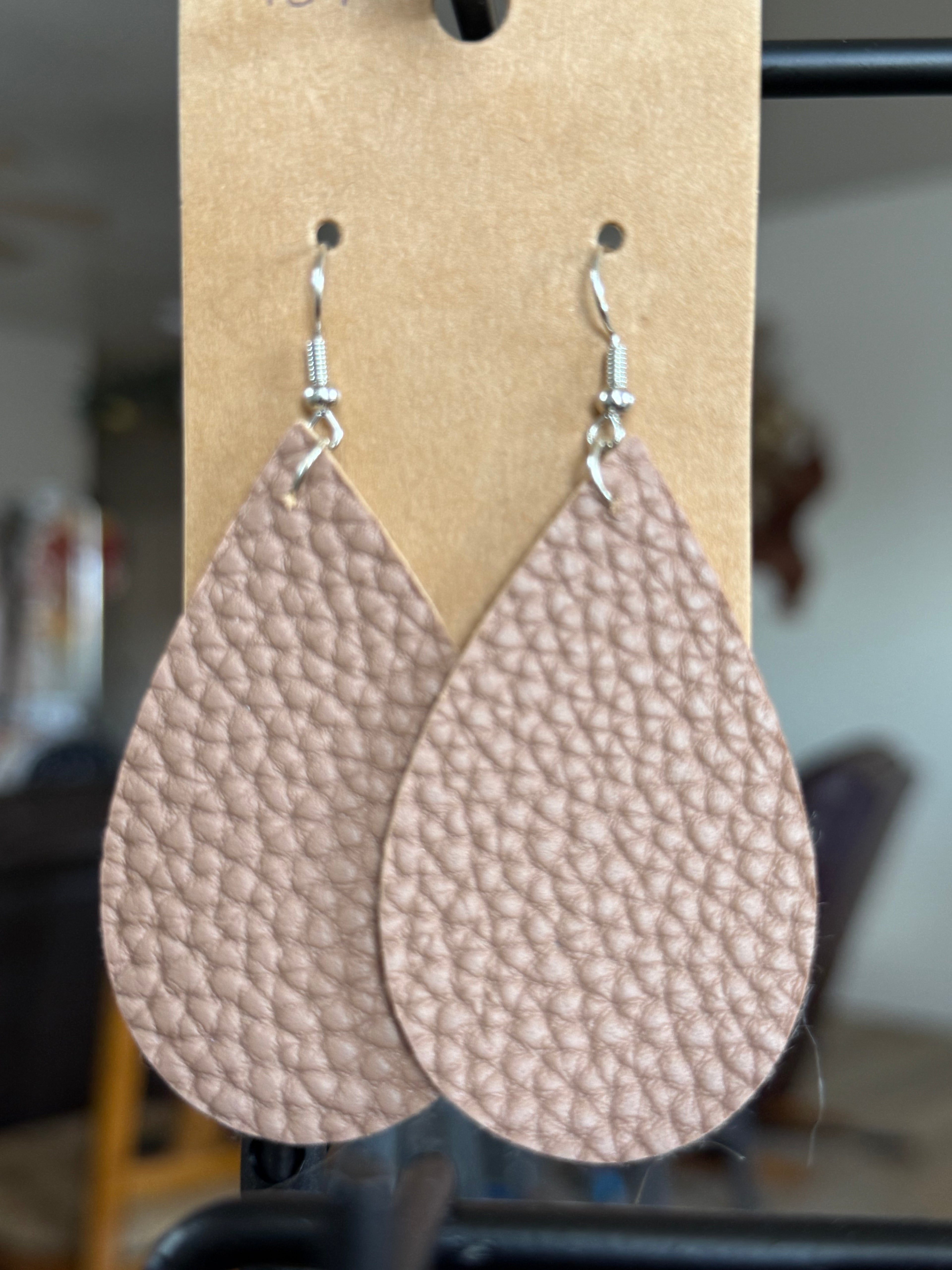 Large solid earrings