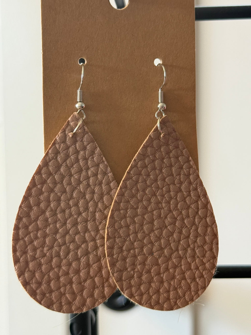 Large solid earrings