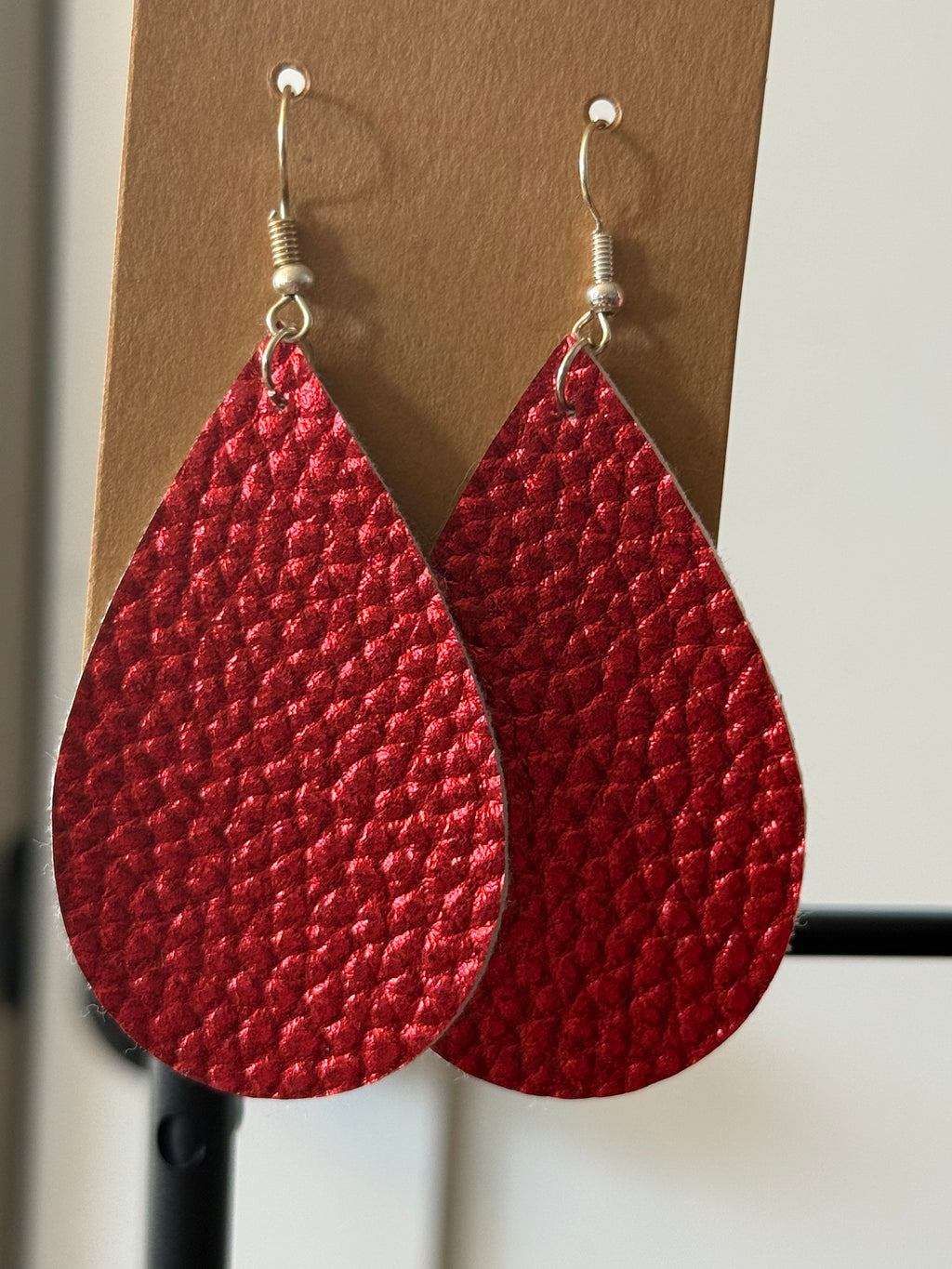 Large solid earrings