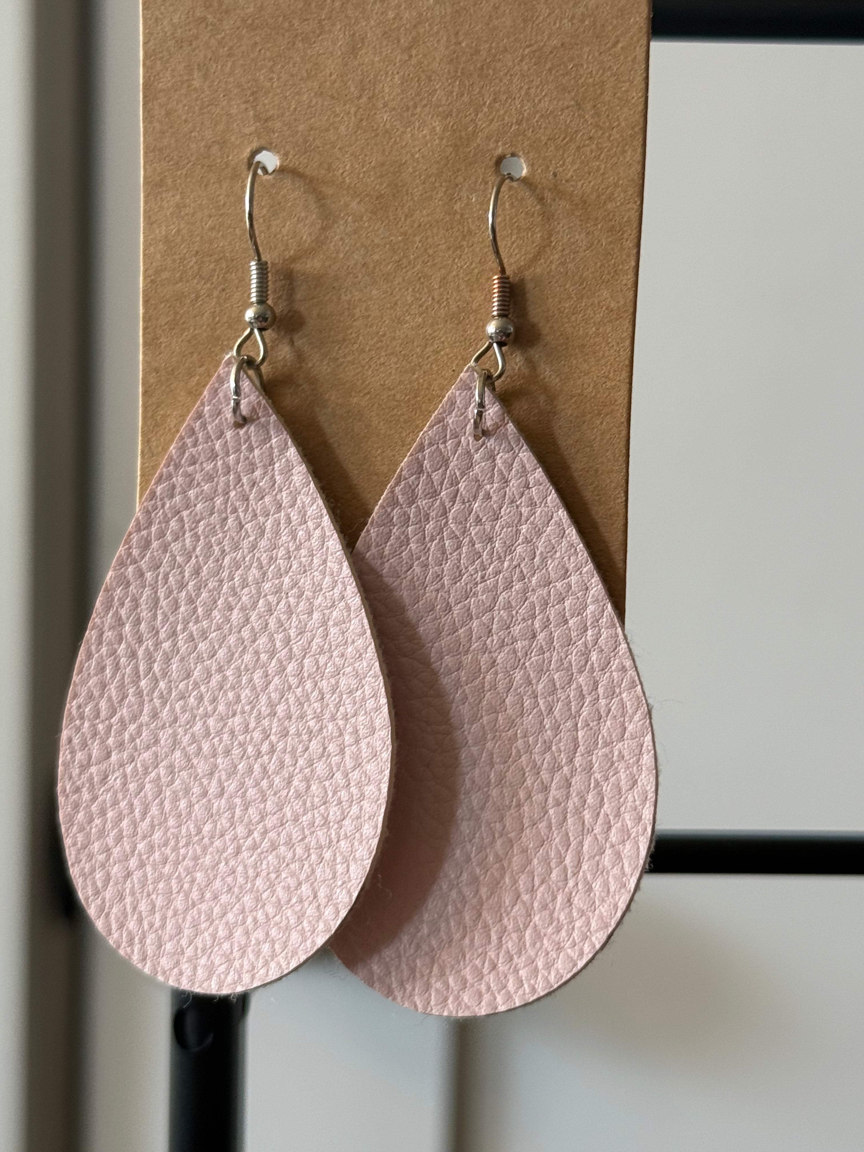 Large solid earrings