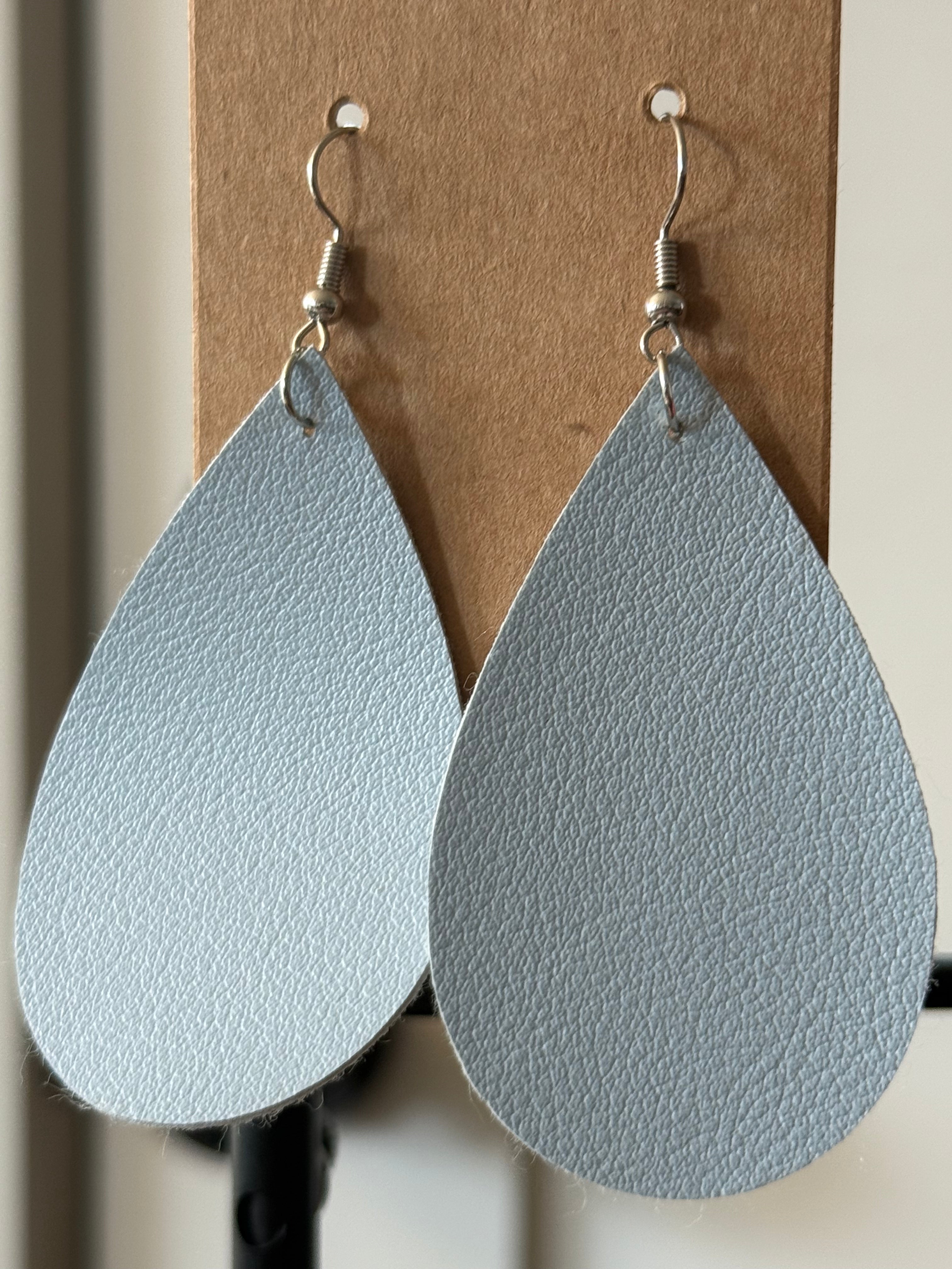 Large solid earrings