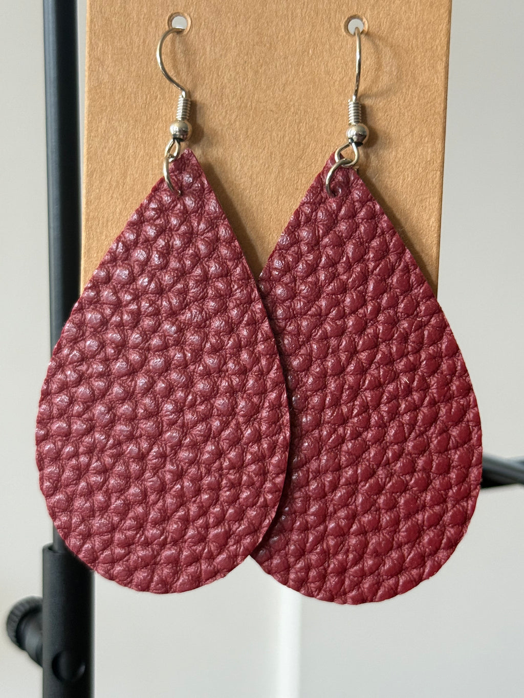 Large solid earrings