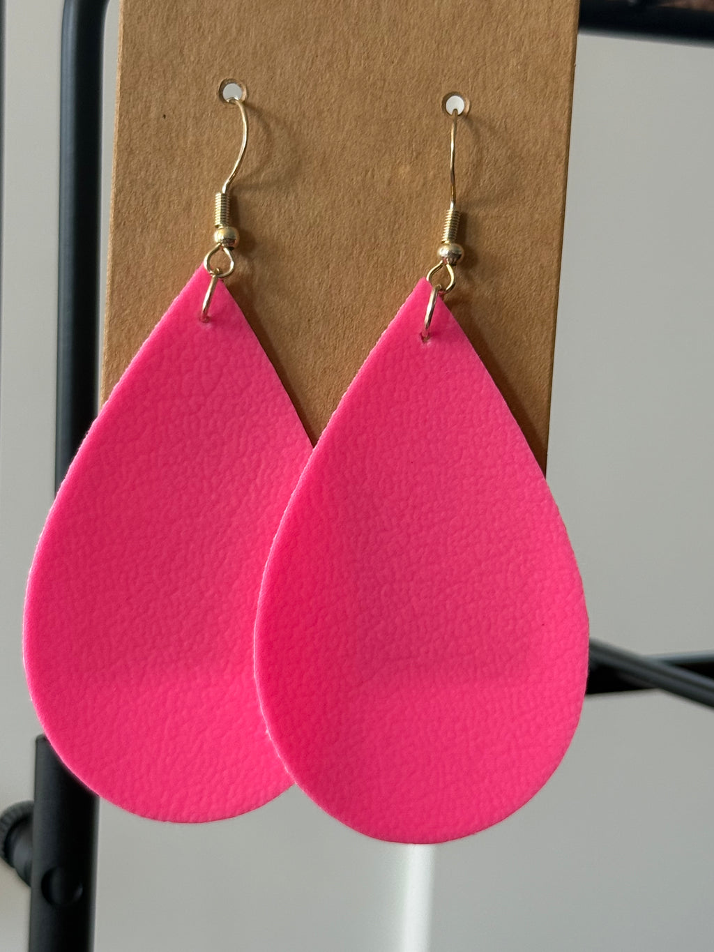 Large solid earrings