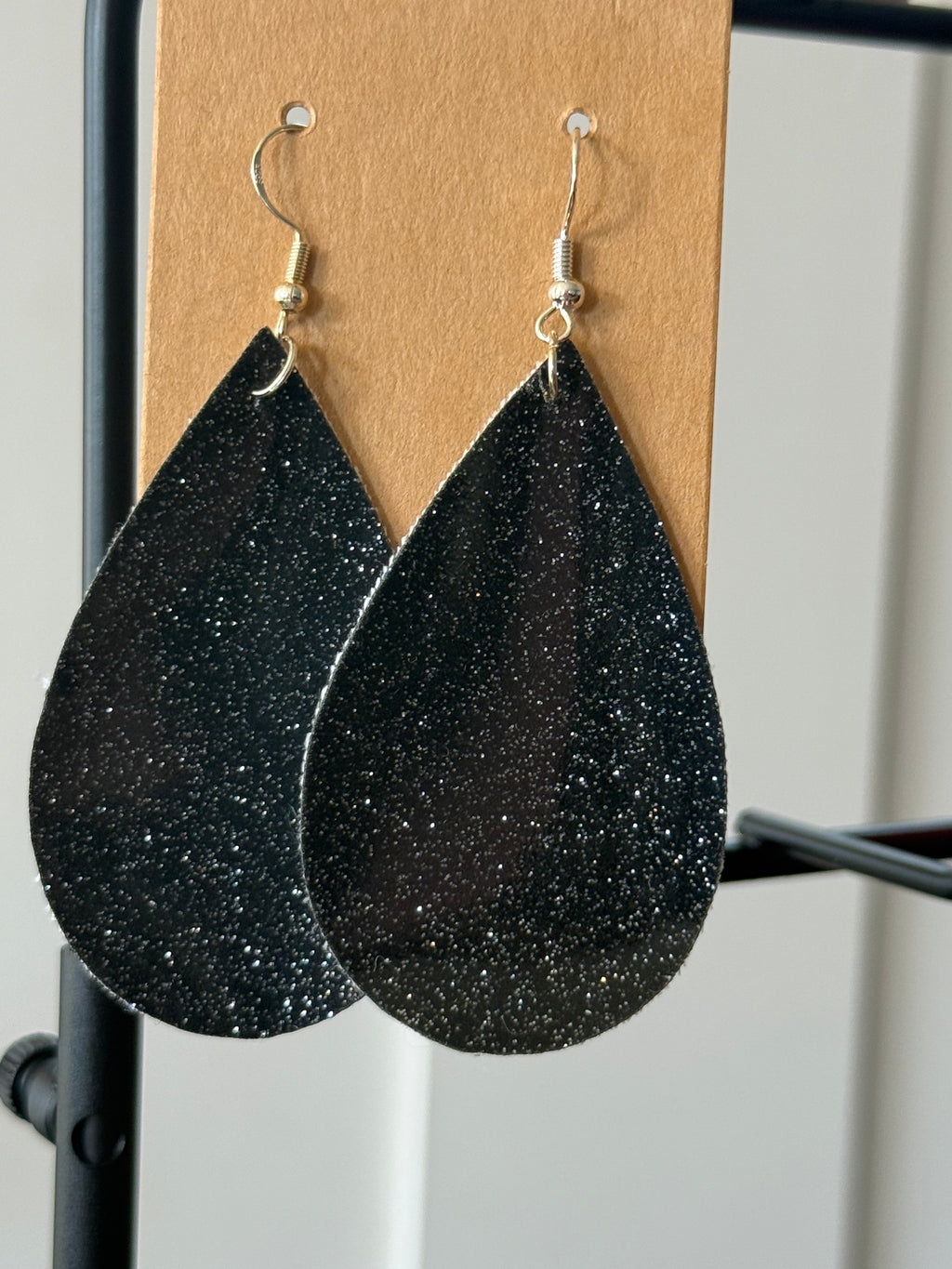 Large solid earrings