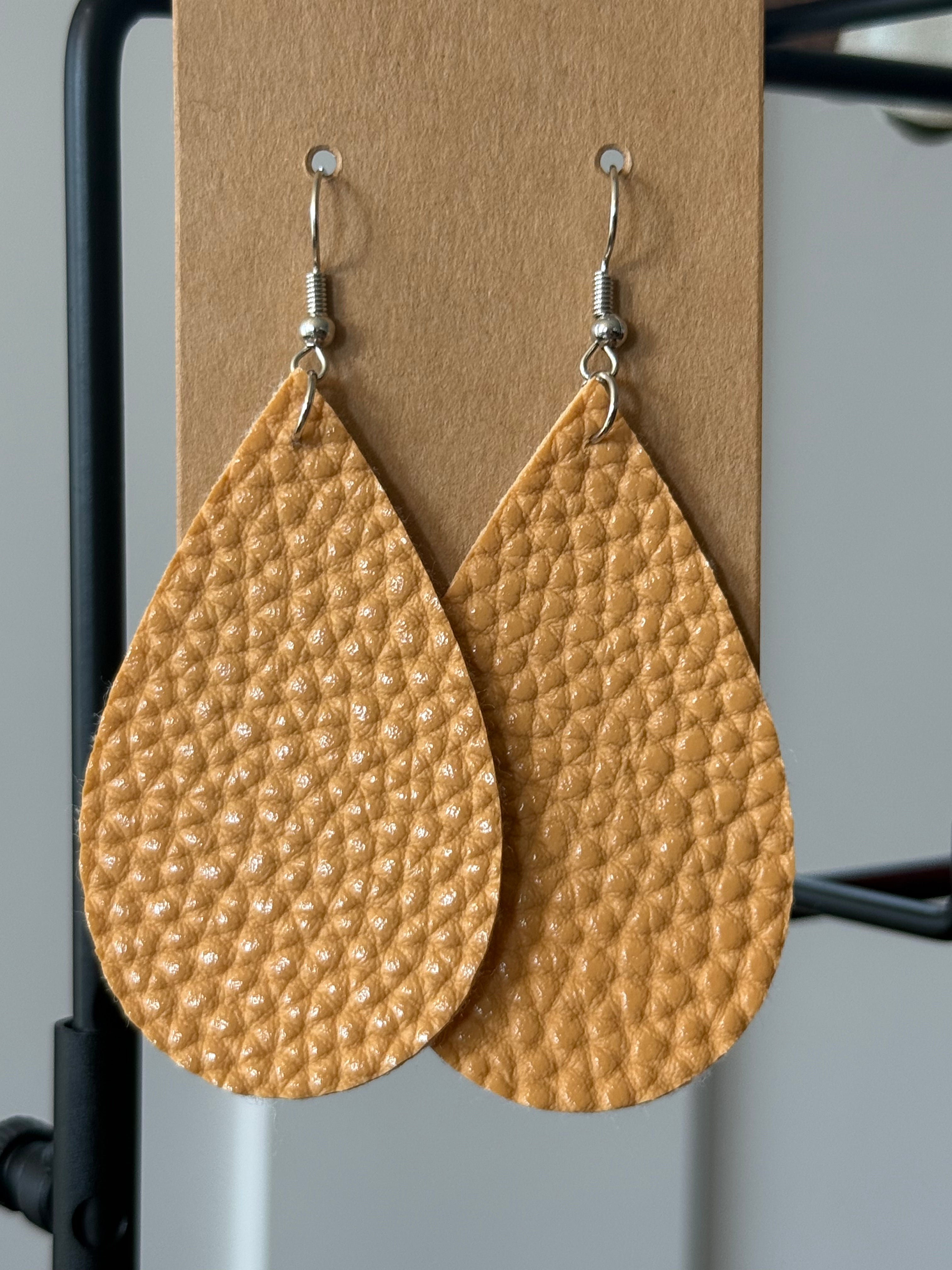 Large solid earrings