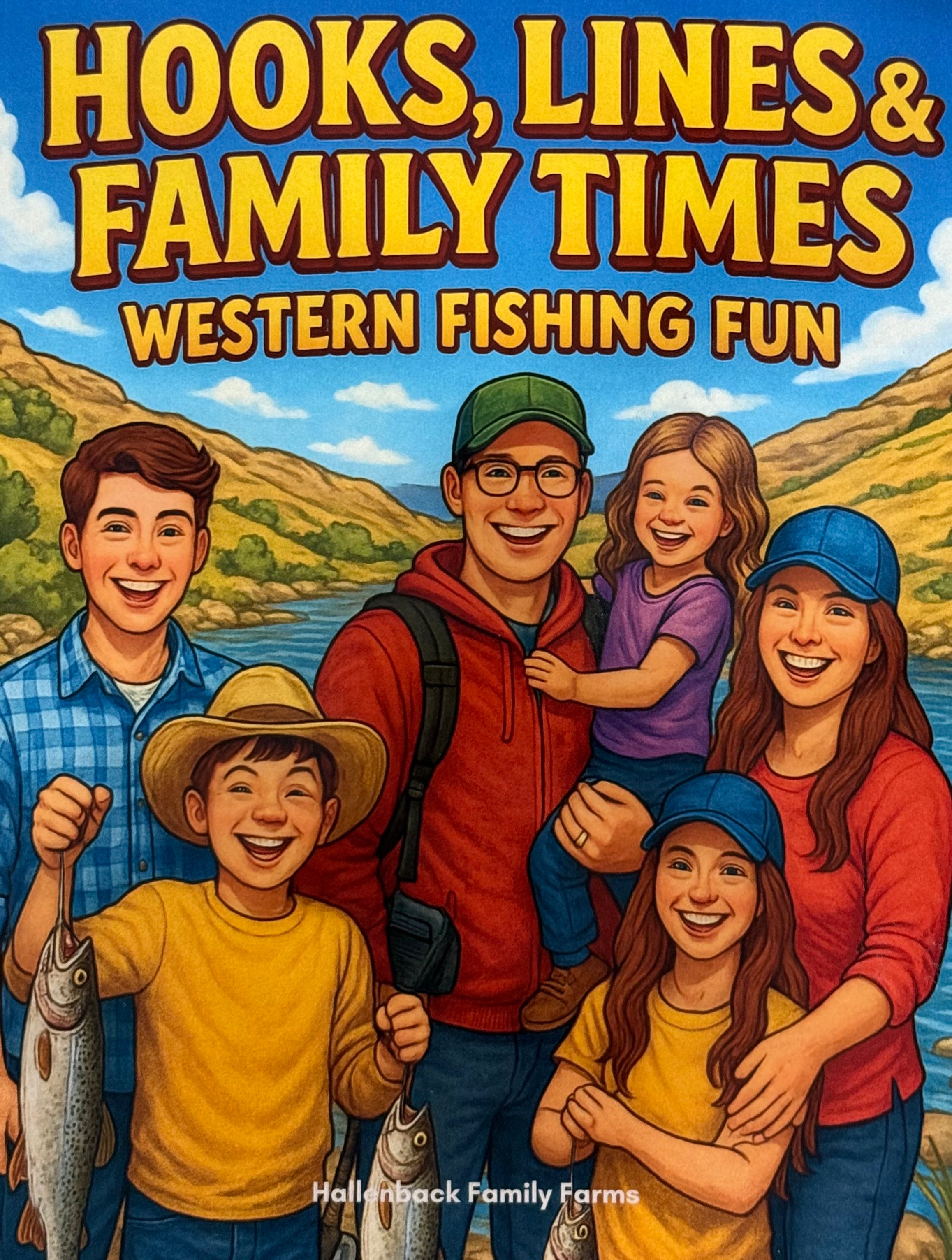 Hooks, Lines & Family Times Coloring book