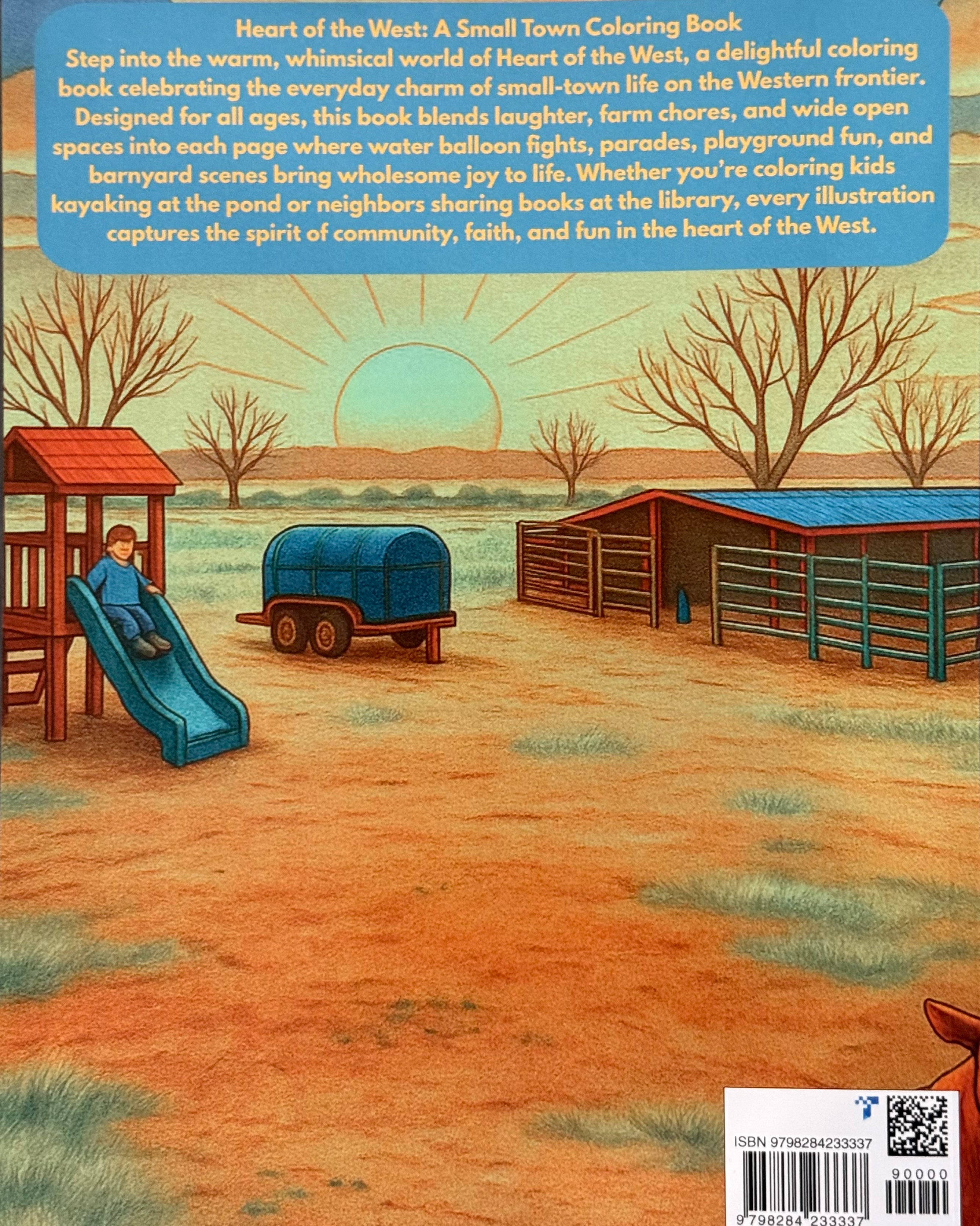 Heart of the West Coloring book